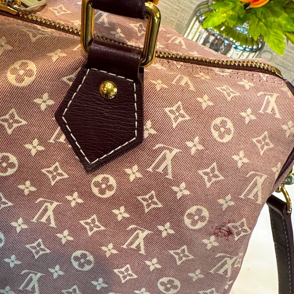 Authentic Louis Vuitton Mini Lin Speedy Bandolier 30 - Picture 8 of 16